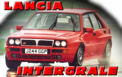 A Lancia Intergrale at Castle Combe