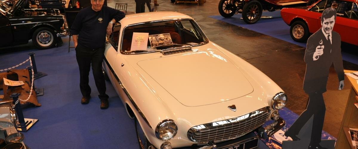 Kevin Price with the 'Saint' Volvo