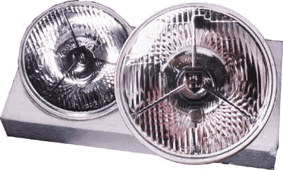 Update your lights with these period style halogen headlamps!